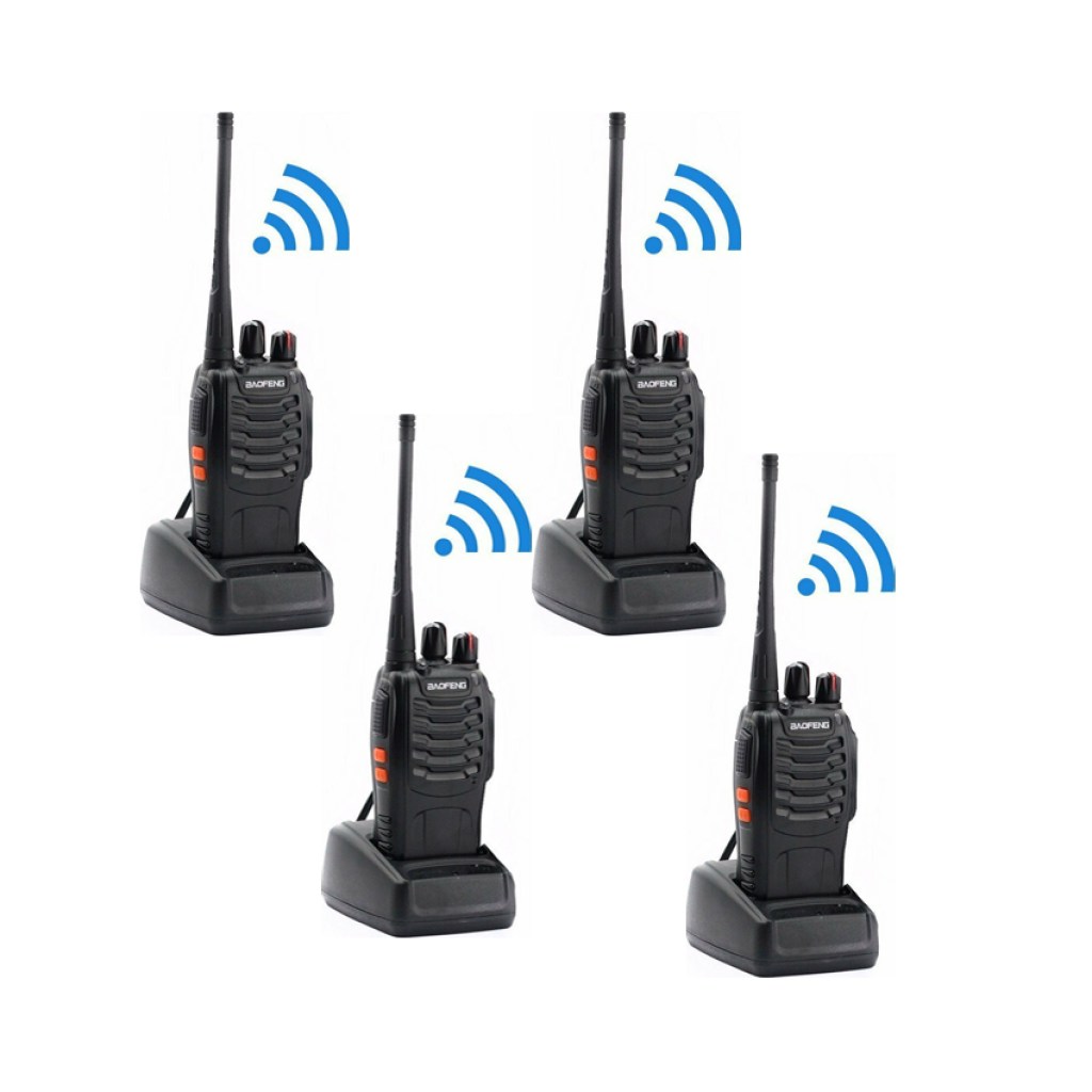 σετ-4τμχ-ασύρματοι-πομποδέκτες-uhf-vhf-5w-χωρίς-οθόνη-baofeng-bf-888s